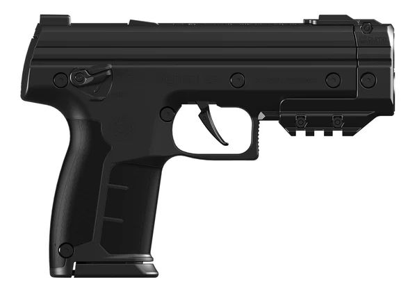 Byrna LE launcher, black, side profile
