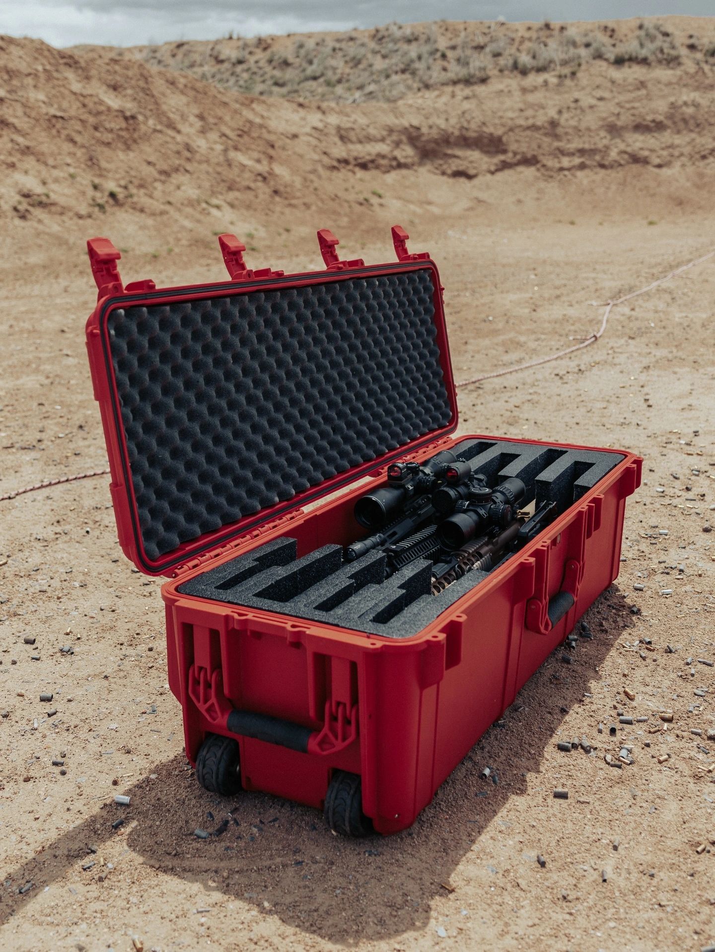 Vaultek trunk protective case for rifles