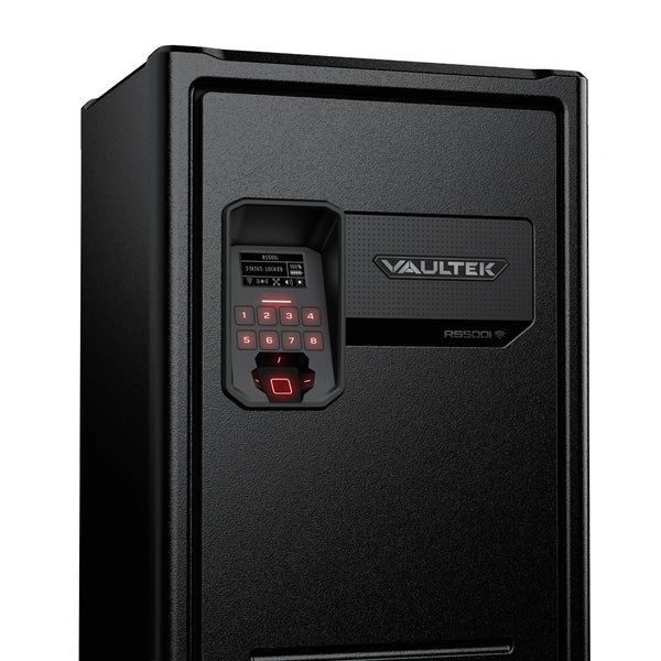 Vaultek RS500i rifle safe, 360-degree biometric access, Mountain Pass Safes Kalispell MT