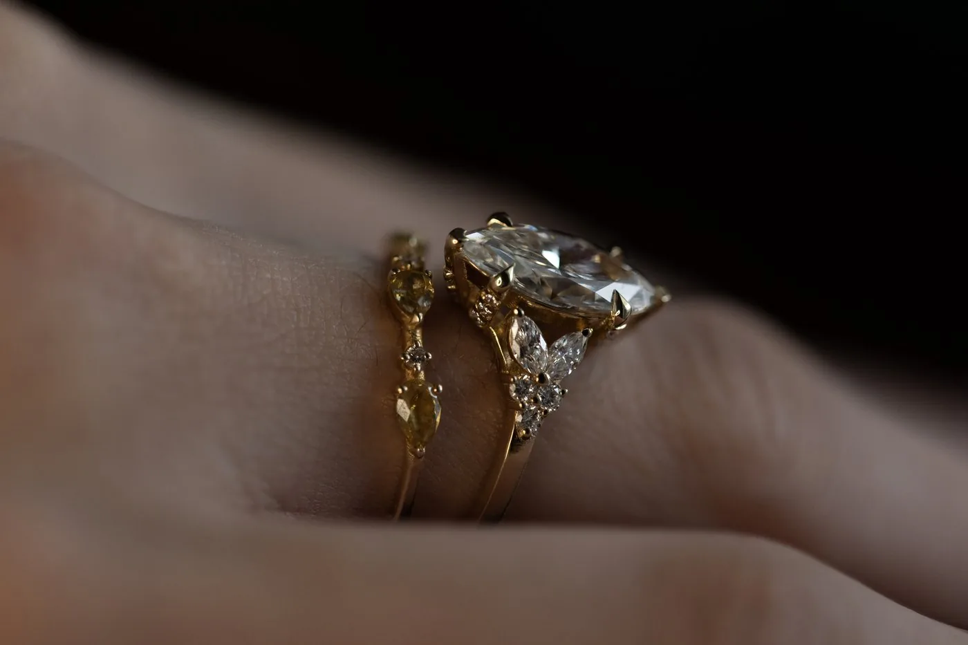 piece marquise diamond ring 3