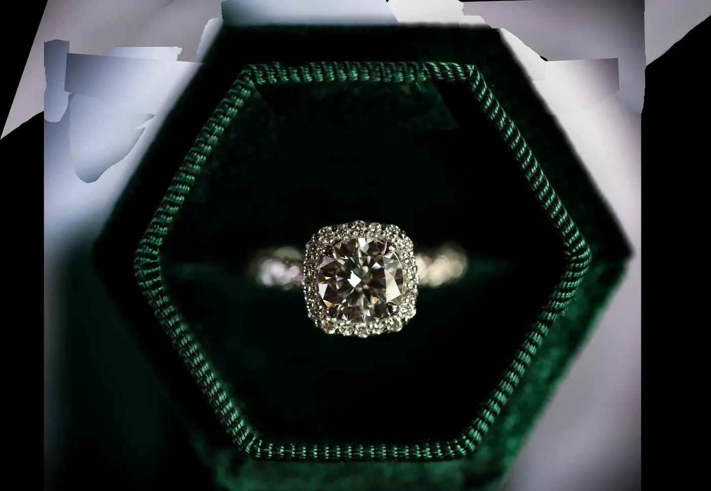 piece square cut diamond 2